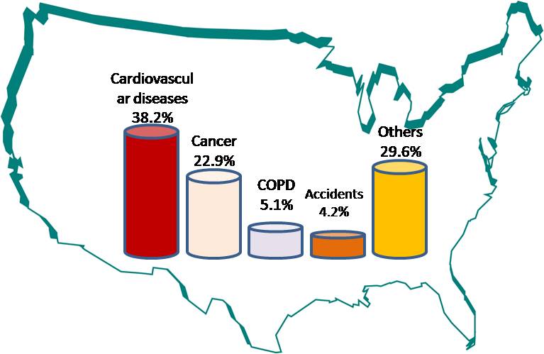 Leading health problems in US